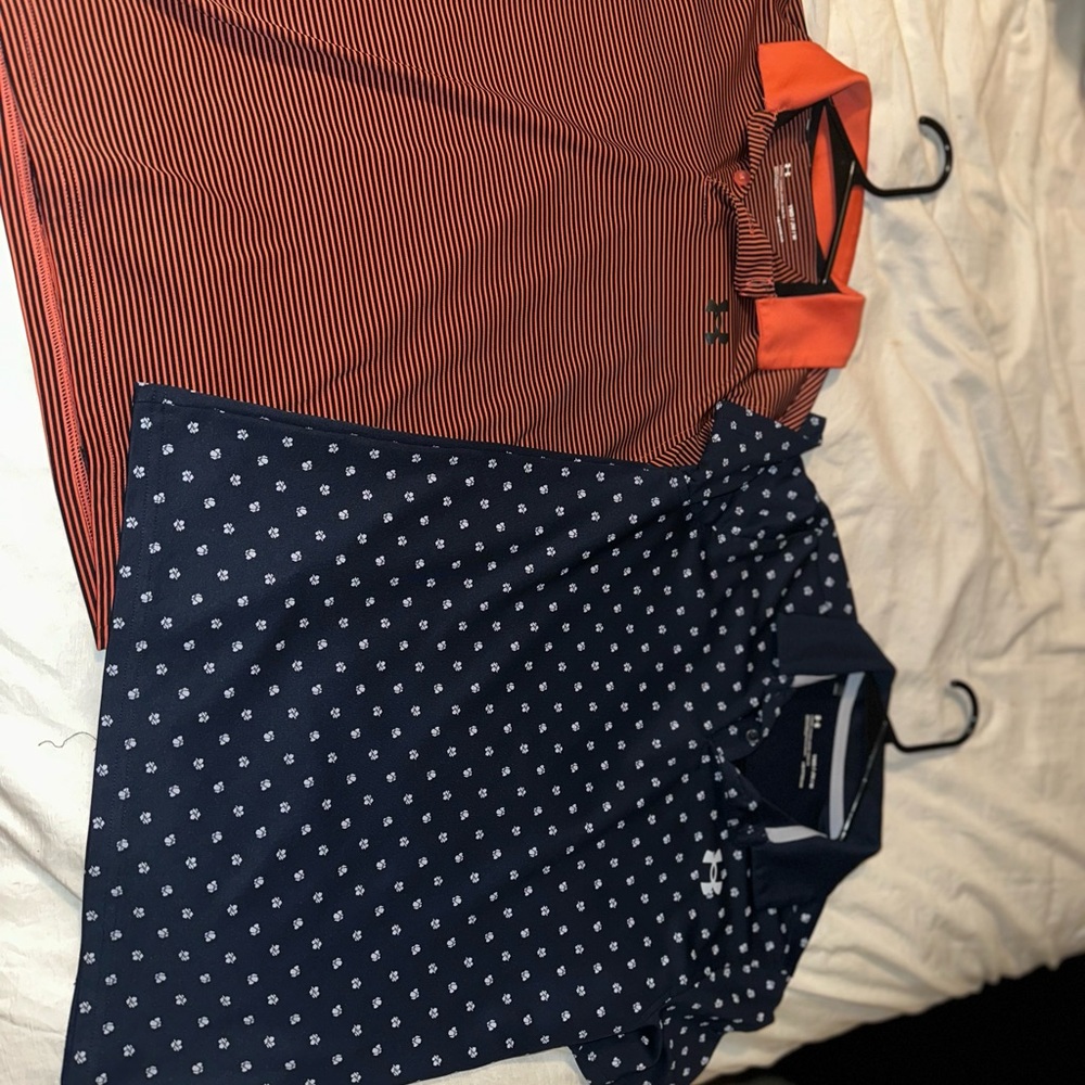 2 Under Armour polo shirts
